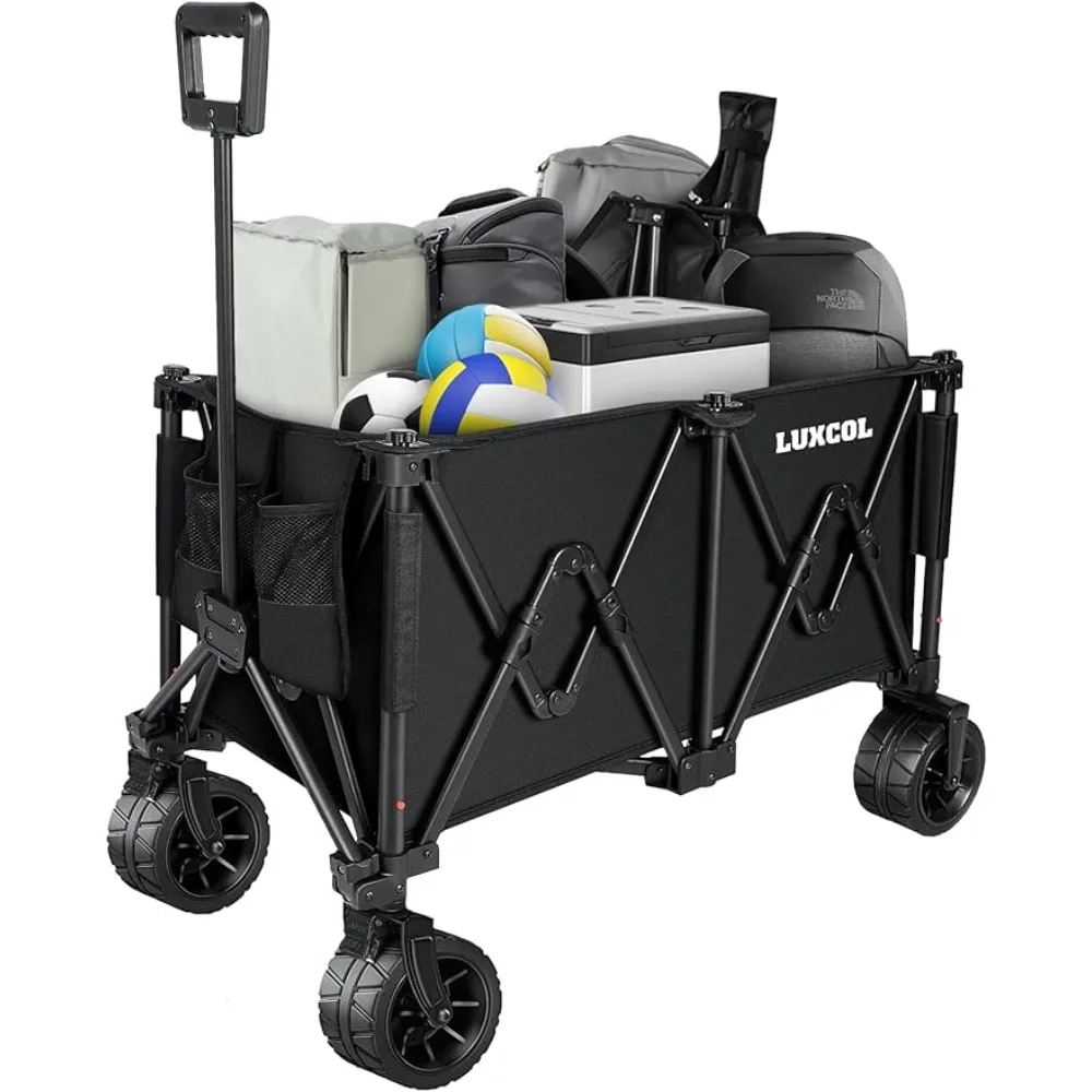 Shopping Folding Cart With Wheels Garden Trolley for Tools Updated Collapsible Wagon With 330lbs Weight Capacity Heavy Duty Cart
Shopping Folding Cart With Wheels Garden Trolley for Tools Updated Collapsible Wagon With 330lbs Weight Capacity Heavy Duty Cart
