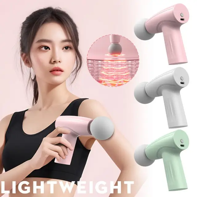 Mini odorde massage facial portable, machine de massage par vibration, relaxation musculaire, masseur de compression du cou et du dos, fitness 2