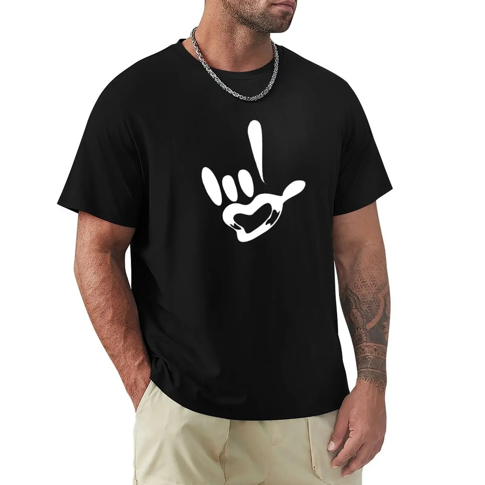 I LOVE YOU in sign language T-Shirt customs quick-drying Men's t-shirts Aesthetic clothing blacks men clothing
I LOVE YOU in sign language T-Shirt customs quick-drying Men's t-shirts Aesthetic clothing blacks men clothing