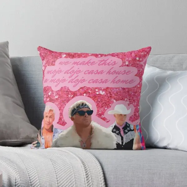 

Mojo Dojo Casa House Printing Throw Pillow Cover Comfort Home Throw Sofa Wedding Bed Waist Anime Pillows not include One Side