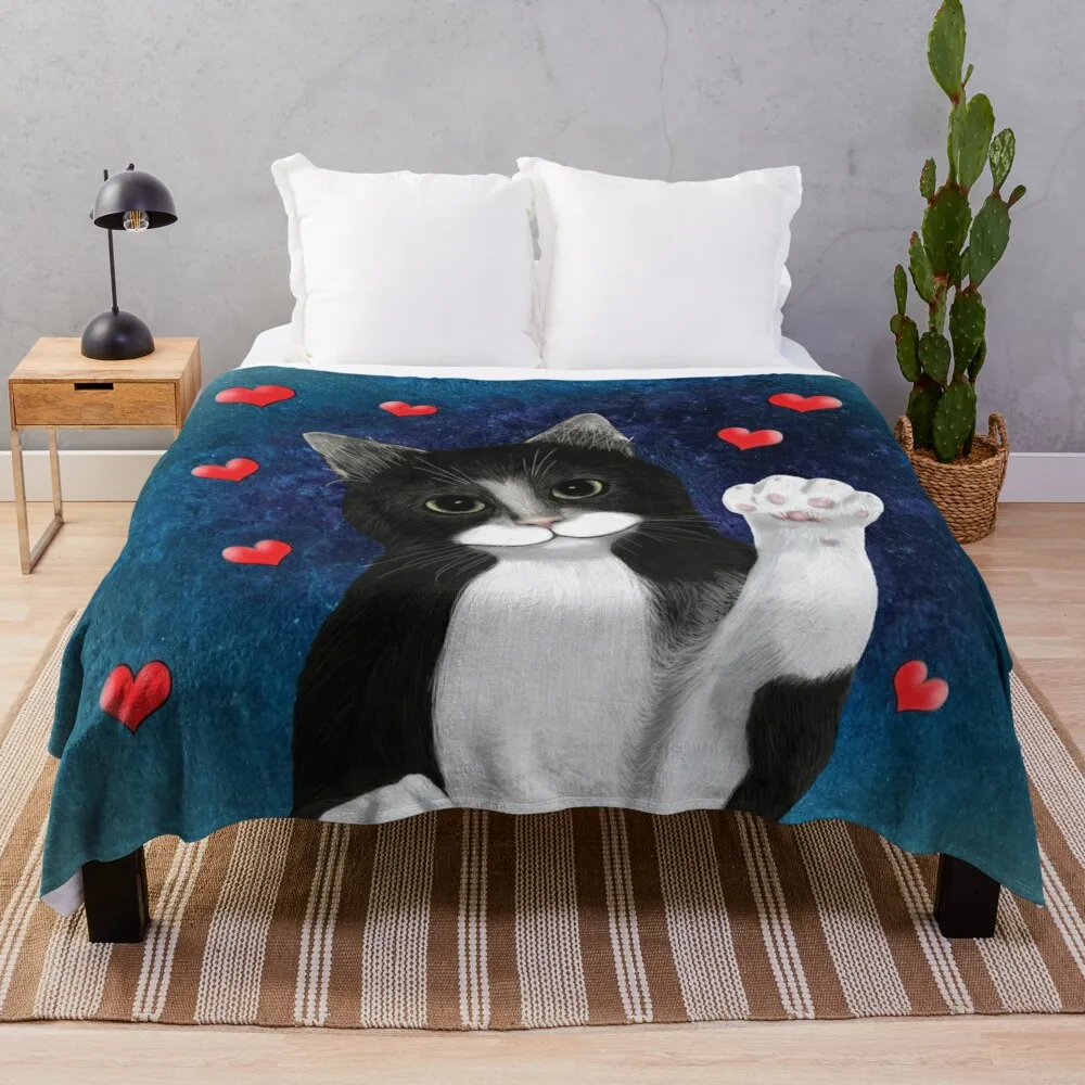 Loving Tuxedo Cat Throw Blanket Beautiful Blankets Blanket Fluffy Luxury Brand Blanket
Loving Tuxedo Cat Throw Blanket Beautiful Blankets Blanket Fluffy Luxury Brand Blanket