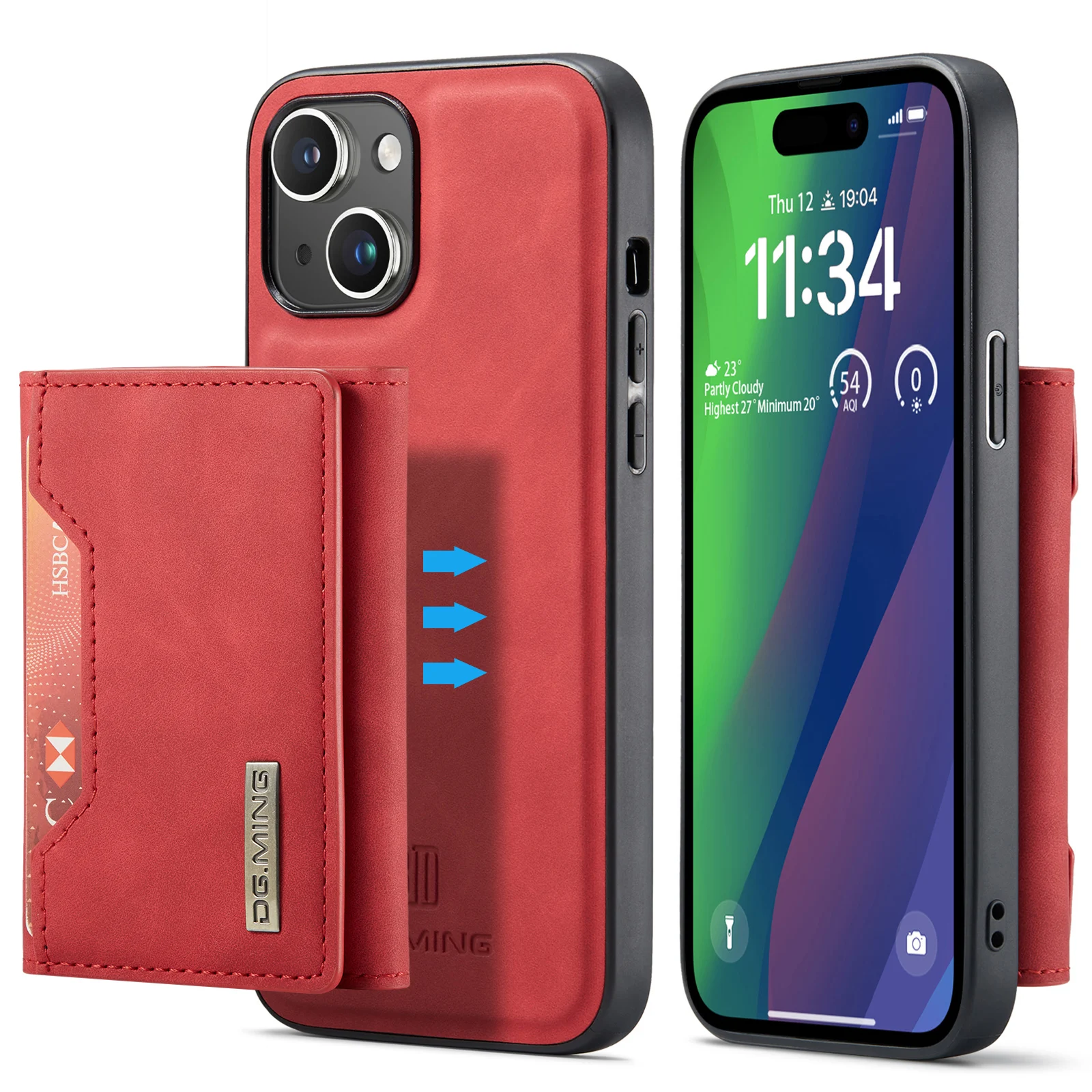 DG.MING 2in1 Split Body Magnetic Case PU Leather Wallet Bag Phone Back Cover for IPhone 15 Plus 14 13 12 11 Pro Max XS MAX XR 8
DG.MING 2in1 Split Body Magnetic Case PU Leather Wallet Bag Phone Back Cover for IPhone 15 Plus 14 13 12 11 Pro Max XS MAX XR 8