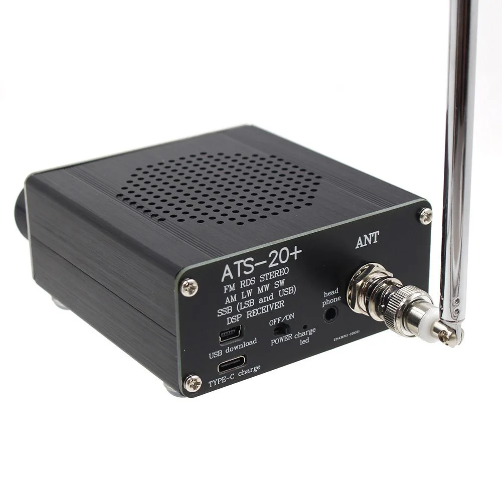 Полный радиоприемник ATS20 + Si4732 с литий-полимерной батареей FM AM MW и SW Bands (LSB и USB), долговечный источник питания
Полный радиоприемник ATS20 + Si4732 с литий-полимерной батареей FM AM MW и SW Bands (LSB и USB), долговечный источник питания