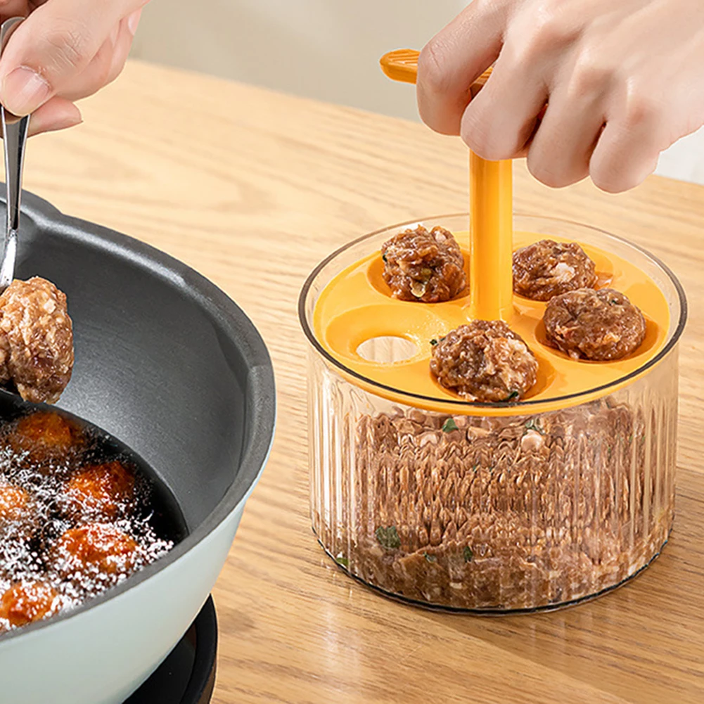Quintuple Meatball Maker With Container, Kitchen Meat Baller Maker Press Tool Easy To Clean Kitchen Gadgets
Quintuple Meatball Maker With Container, Kitchen Meat Baller Maker Press Tool Easy To Clean Kitchen Gadgets