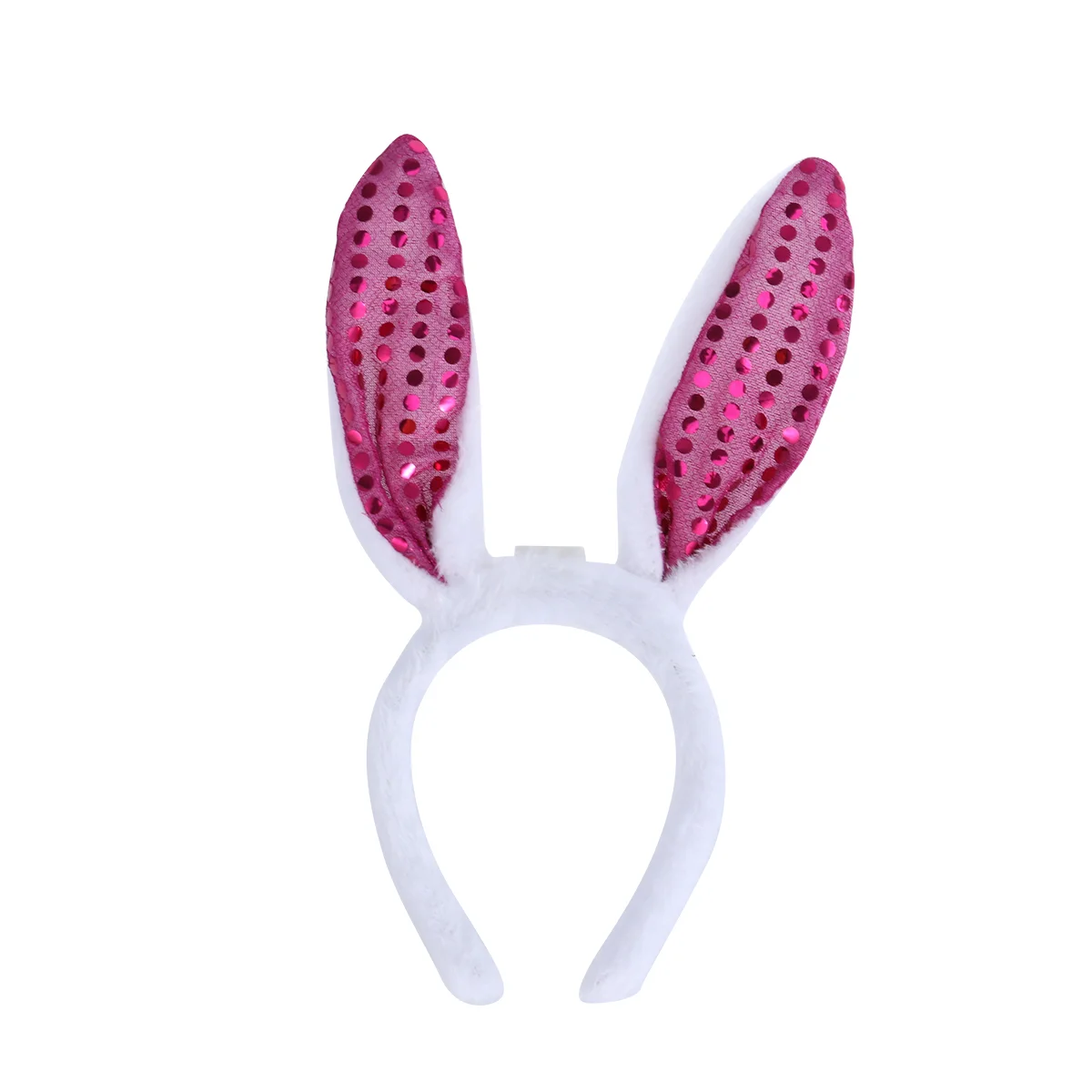 LED Bunny Ear Headband Flashing Sequins Rabbit Ear Hair Hoop Heardwear for Easter Christmas Party
LED Bunny Ear Headband Flashing Sequins Rabbit Ear Hair Hoop Heardwear for Easter Christmas Party