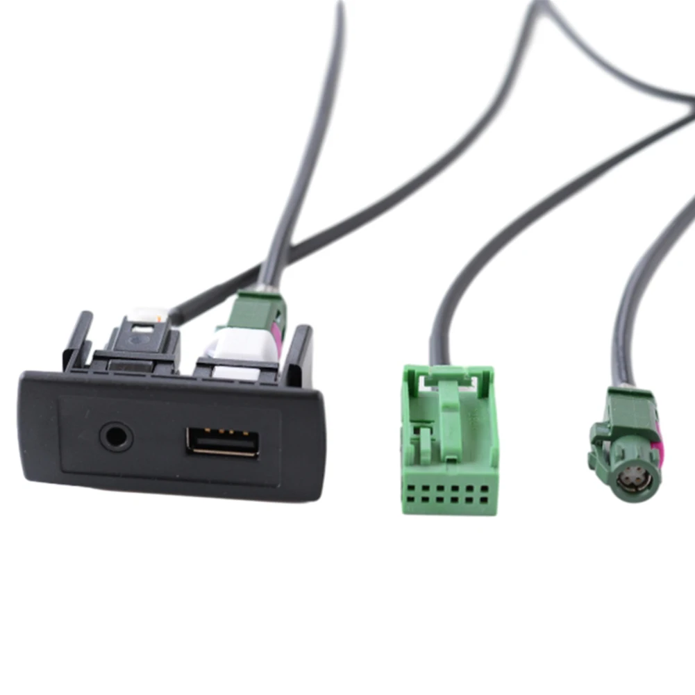 Cable AUX Socket Adaptor Kit W/ Wire Harness 1 Set 12-24V ABS AUX Plug Easy To Install For Mercedes SLK SL 2008
Cable AUX Socket Adaptor Kit W/ Wire Harness 1 Set 12-24V ABS AUX Plug Easy To Install For Mercedes SLK SL 2008