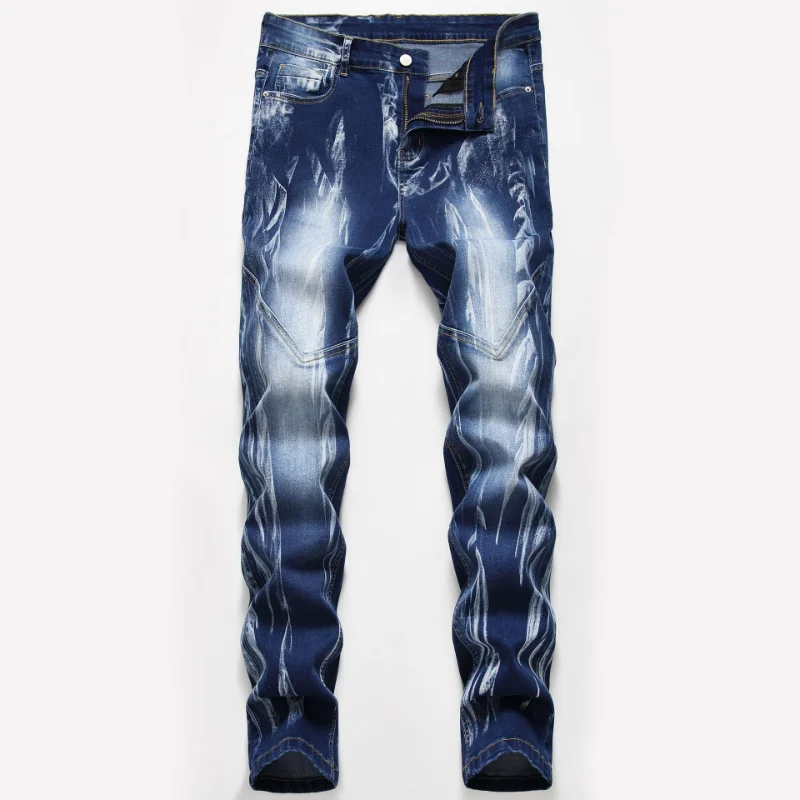 Men's Military Tactics Elastic Jeans Color Contrast Casual Fashion Loose Washing Trousers Men's Outdoor Sports Jogging Pants
Men's Military Tactics Elastic Jeans Color Contrast Casual Fashion Loose Washing Trousers Men's Outdoor Sports Jogging Pants