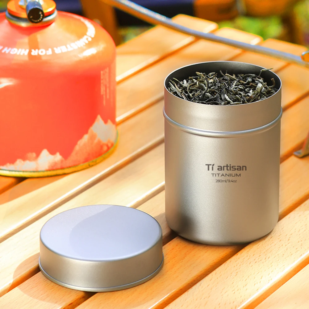 1pc 280ml Titanium Tea Tin Can Lightweight Seal Box Versatile Storage Container For Canister Coffee Bean Food Outdoor Tableware
1pc 280ml Titanium Tea Tin Can Lightweight Seal Box Versatile Storage Container For Canister Coffee Bean Food Outdoor Tableware