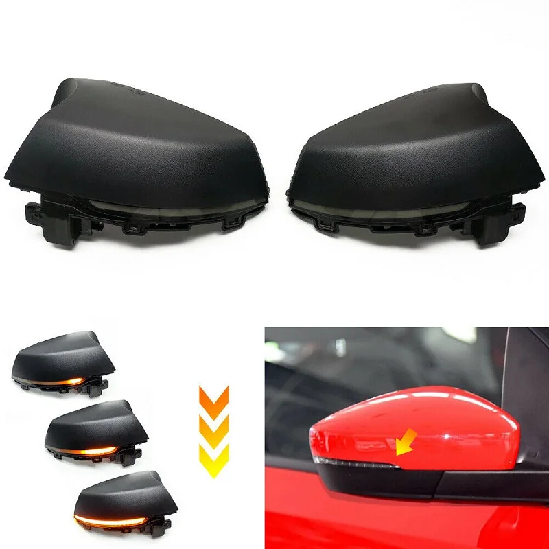 LED Dynamic Turn Signal Side Mirror Lights For VW Polo MK5 6R 6C 2009-2017 Left Right Rearview Mirror Indicator Lamps Car Parts
LED Dynamic Turn Signal Side Mirror Lights For VW Polo MK5 6R 6C 2009-2017 Left Right Rearview Mirror Indicator Lamps Car Parts