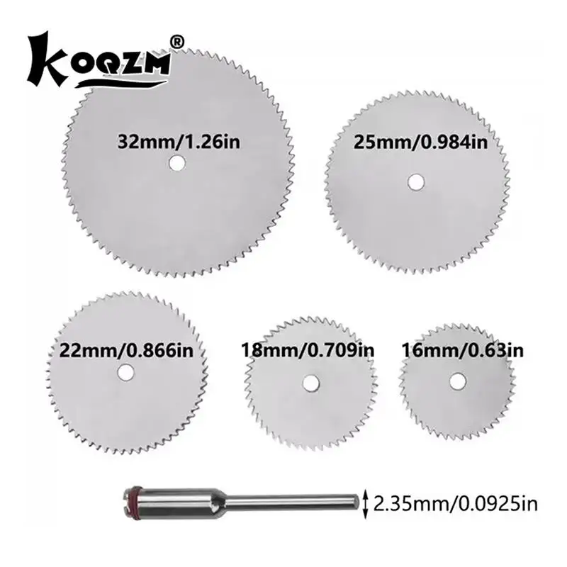 6Pcs/set Stainless Steel Slice Metal Cutting Disc With 1 Mandre For Rotary Tools 16 18 22 25 32mm Cutting Disc Hand Tools
6Pcs/set Stainless Steel Slice Metal Cutting Disc With 1 Mandre For Rotary Tools 16 18 22 25 32mm Cutting Disc Hand Tools