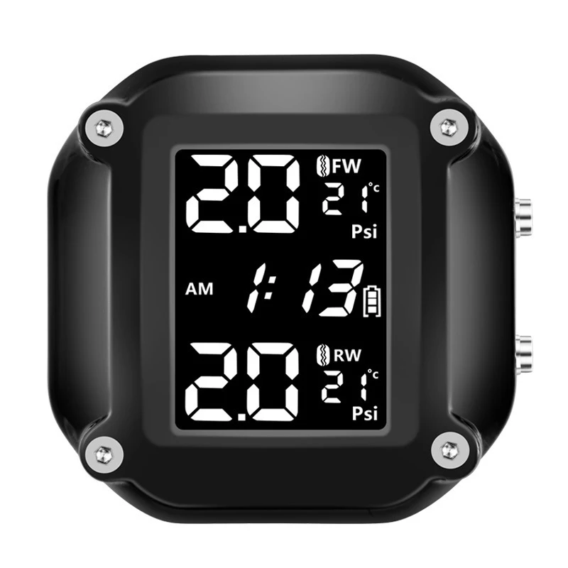 TPMS Tire Pressure Monitoring System M5, Magnetic Charge, LCD Display, Auto Sleep Mode, Flashing Light Alarm, Waterproof
TPMS Tire Pressure Monitoring System M5, Magnetic Charge, LCD Display, Auto Sleep Mode, Flashing Light Alarm, Waterproof