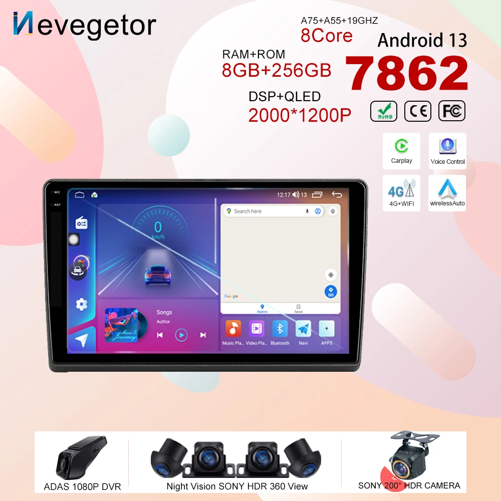 Car Dvd For GREAT WALL Hover Haval H6 2017 - 2019 Android13 Auto Radio Stereo Multimedia Player GPS Navigation High-performance
Car Dvd For GREAT WALL Hover Haval H6 2017 - 2019 Android13 Auto Radio Stereo Multimedia Player GPS Navigation High-performance