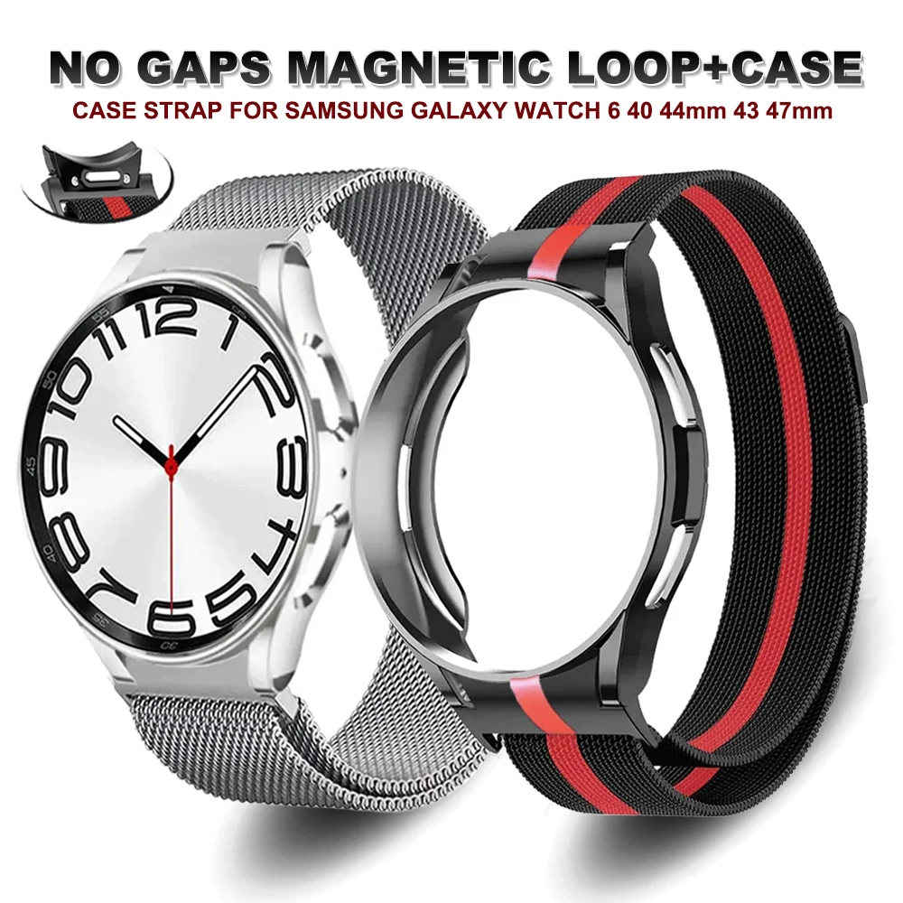 Магнитный ремешок для Samsung Galaxy Watch 6 Classic 43 47 мм 40 44 мм
Магнитный ремешок для Samsung Galaxy Watch 6 Classic 43 47 мм 40 44 мм