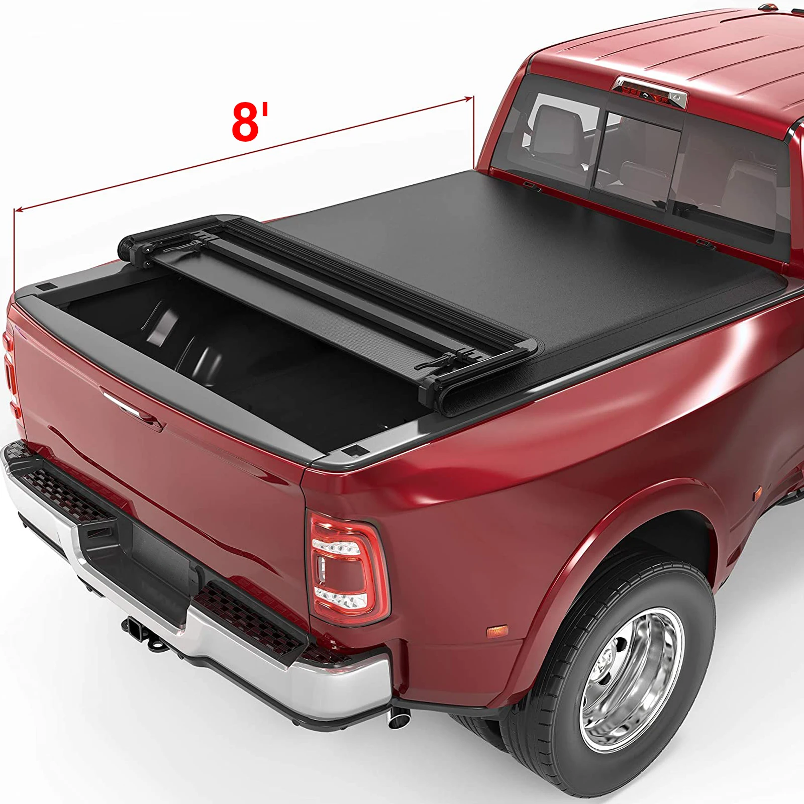 New Soft Four fold Truck Bed cover 07-13/14-20 Tundra long Bed 8' (incl Utility Track Bracket Kit) 8ft Bed
New Soft Four fold Truck Bed cover 07-13/14-20 Tundra long Bed 8' (incl Utility Track Bracket Kit) 8ft Bed