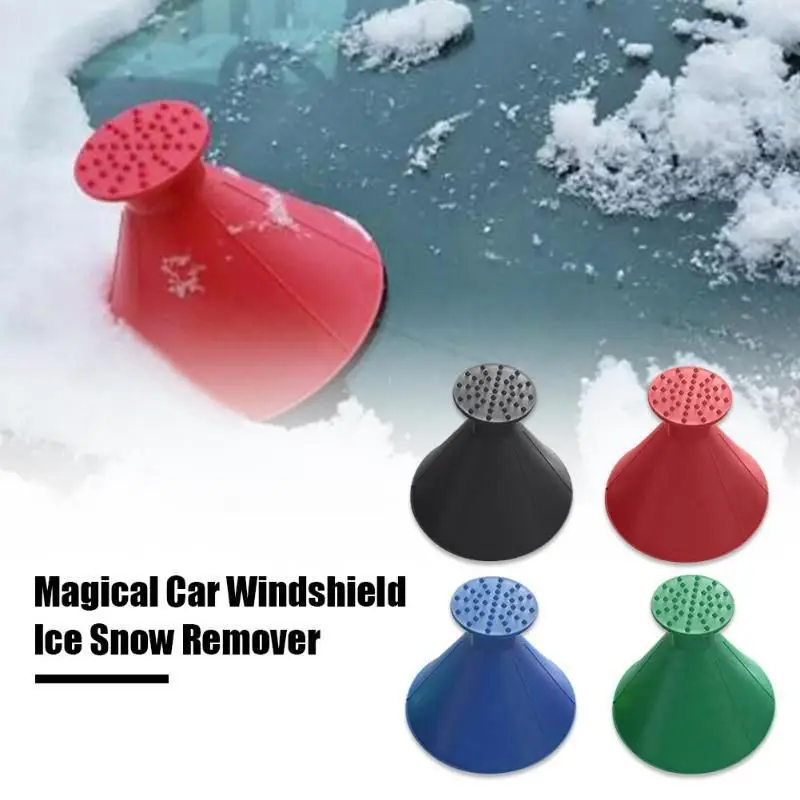 

Auto Ice Scrape Funnel Car Window Glass Cleaning Tool Windshield Snow Remove Shovel Cleaning Brush home Windows Glass Clean Tool