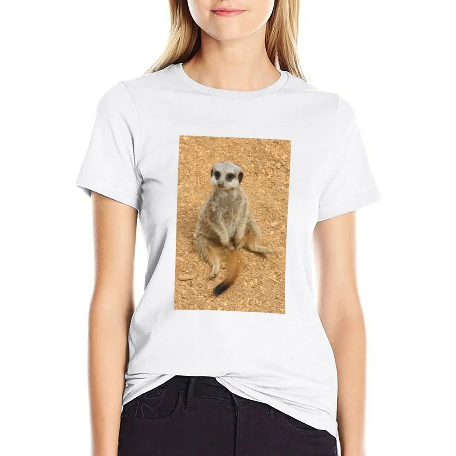 

Zoo Meerkat 02 T-shirt Blouse summer top summer clothes for Women