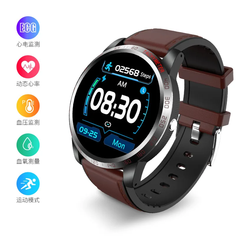 

W3 smart bracelet big screen ECG healthy heart rate blood pressure ECG blood oxygen waterproof step Bluetooth sports watch