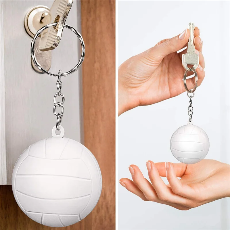 24 Pack White Volleyball Keychains,Mini Volleyball Stress Ball Keychains,Sports Ball Keychains,School Carnival Reward
24 Pack White Volleyball Keychains,Mini Volleyball Stress Ball Keychains,Sports Ball Keychains,School Carnival Reward