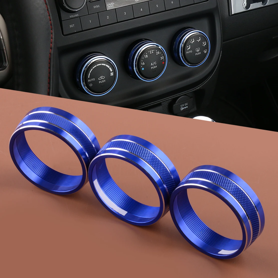 3 шт., декоративная накладка для кнопки кондиционера Jeep Wrangler JK 2011 2012 2013 2014 2015 2016 2017
3 шт., декоративная накладка для кнопки кондиционера Jeep Wrangler JK 2011 2012 2013 2014 2015 2016 2017