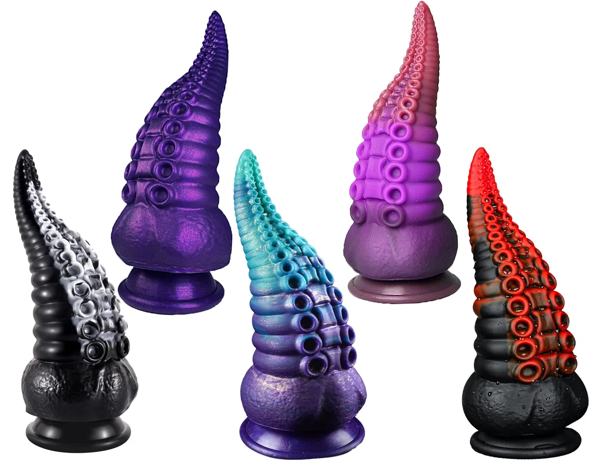 Consolo Tentáculo Polvo com Ventosa Tentacle Dildo Consolo Tentáculo Polvo com Ventosa Tentacle Dildo