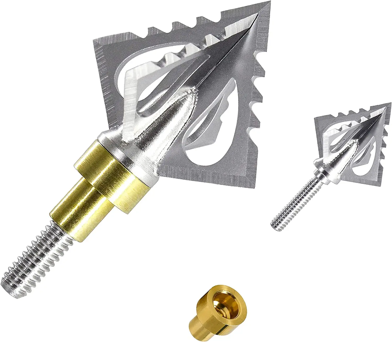 Wisdom Broadheads Fixed Blade One-Piece 100/125 Grain. 1inch Cut Hunting Crossbow Broad Head Archery Arrow Tip 3Pack
Wisdom Broadheads Fixed Blade One-Piece 100/125 Grain. 1inch Cut Hunting Crossbow Broad Head Archery Arrow Tip 3Pack