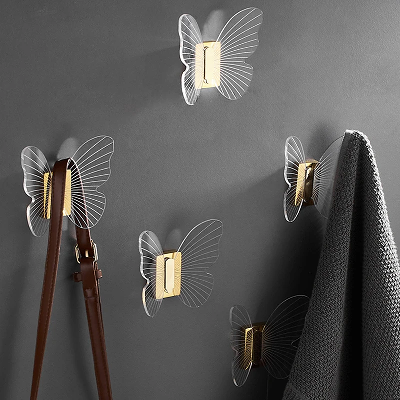 2023 Acrylic Hook Butterfly Robe Hooks Door Bag Key Holder Towel Hanger Rack Wall Mouted Bathroom Hardware Home Decor
2023 Acrylic Hook Butterfly Robe Hooks Door Bag Key Holder Towel Hanger Rack Wall Mouted Bathroom Hardware Home Decor
