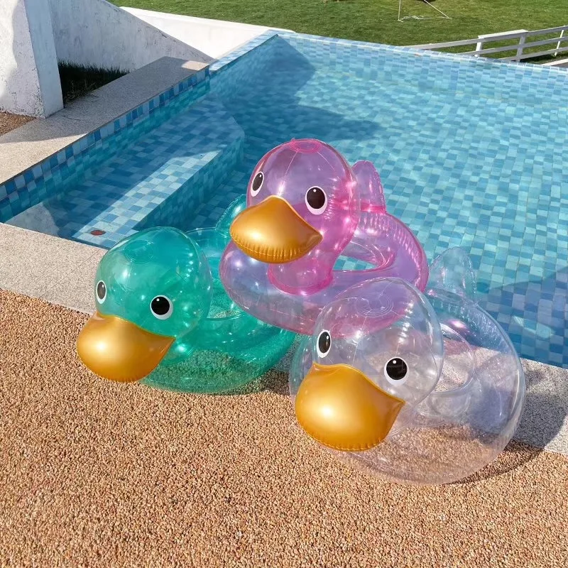 Thickened Transparent Duck Children's Seat Baby Swim Ring Toys Baby's Underarm for Kids Baby Family Leisure Preschool Education
Thickened Transparent Duck Children's Seat Baby Swim Ring Toys Baby's Underarm for Kids Baby Family Leisure Preschool Education