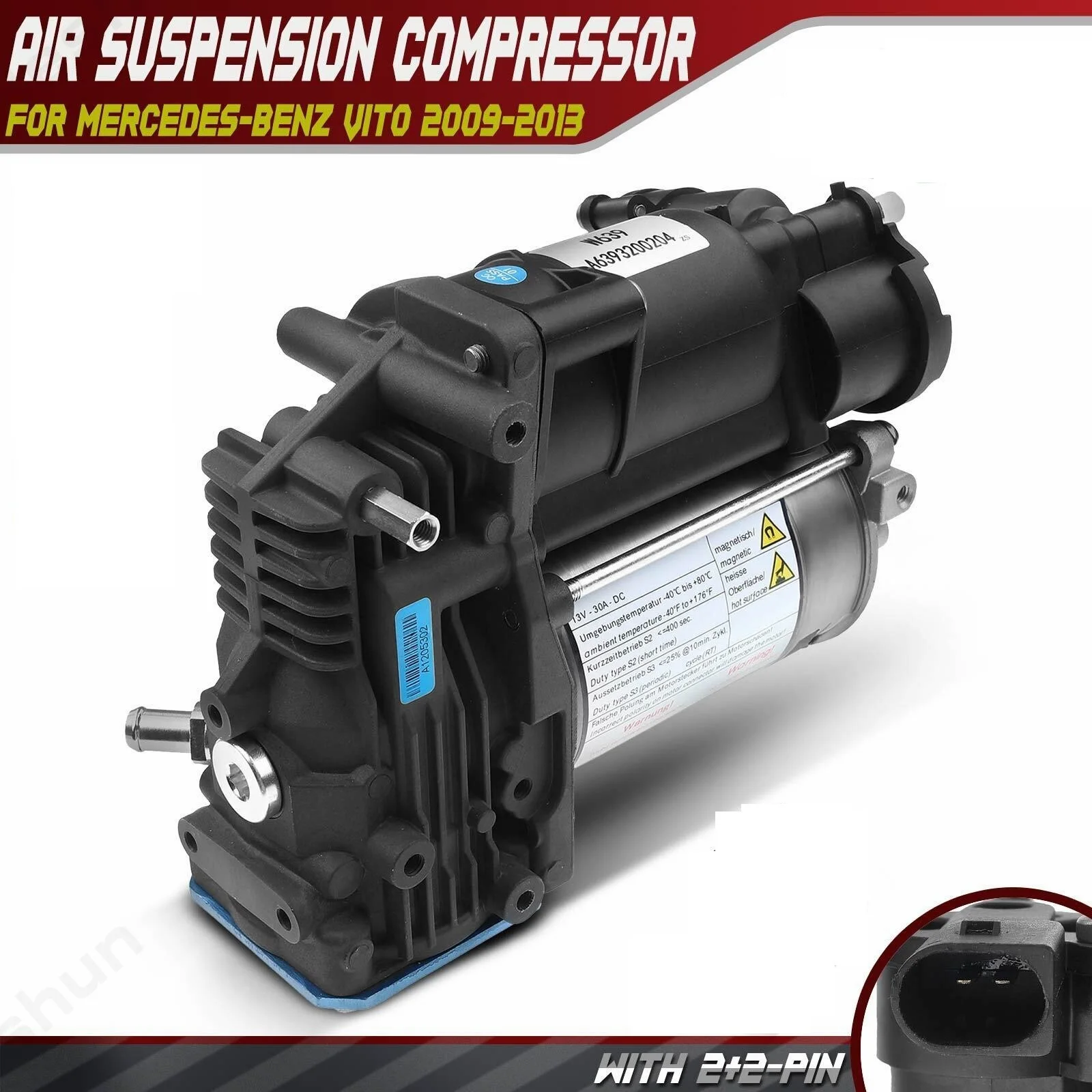 Air Suspension Compressor Cover w/ For Mercedes-Benz 2003 2004 2005 2006-2016 Vito W639 /2013-2014 2015 Viano 6393200204
Air Suspension Compressor Cover w/ For Mercedes-Benz 2003 2004 2005 2006-2016 Vito W639 /2013-2014 2015 Viano 6393200204