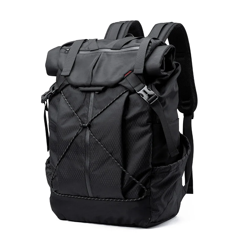 

Travel Oxford 15.6inch Sports Outdoor Bag Large Unique Buckle Premium Work Laptop Capacity Men's Durable Multifunction Backpack