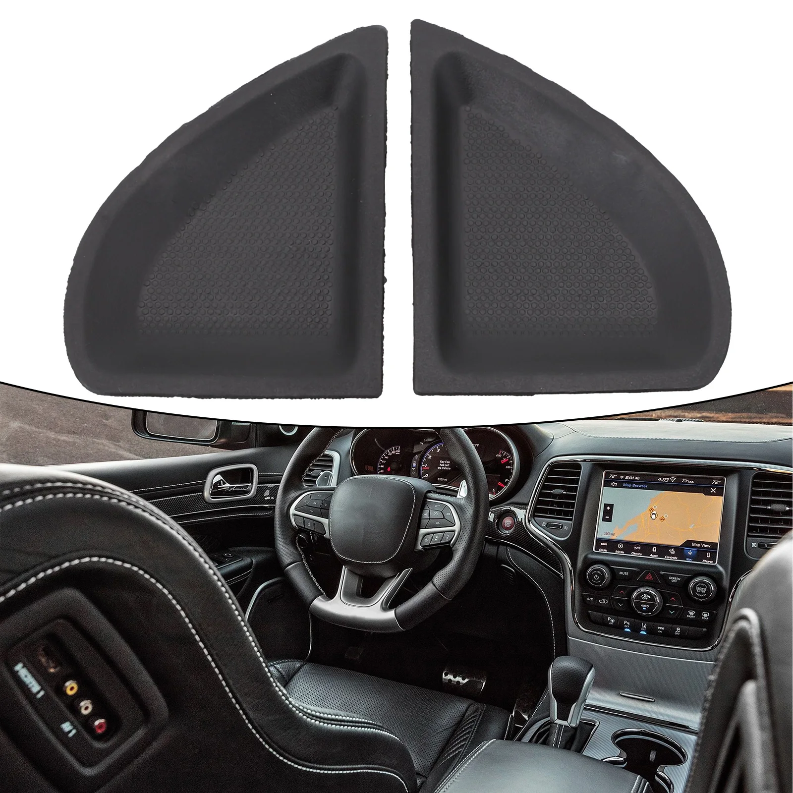 Pair Car Door Pull Cup Mat Plastic For Jeep For Cherokee 14-20 Front LH&RH Door Pull Cup Mat Insert 1WF22DX9AC
Pair Car Door Pull Cup Mat Plastic For Jeep For Cherokee 14-20 Front LH&RH Door Pull Cup Mat Insert 1WF22DX9AC