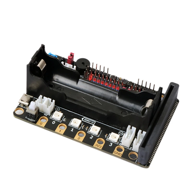 Extension Board For Micro:Bit V2.0 Support 8 Servos And 4 DC Motors With Onboard Infrared Receiver And 4 RGB Lights
Extension Board For Micro:Bit V2.0 Support 8 Servos And 4 DC Motors With Onboard Infrared Receiver And 4 RGB Lights