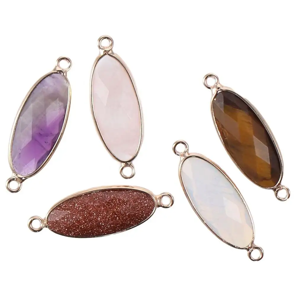 Natural Stone Natural Stone Charms Jewelry Making connectors Oval Agate Crystal Faceted Agate Healing Stone DIY Jewelry Making
Natural Stone Natural Stone Charms Jewelry Making connectors Oval Agate Crystal Faceted Agate Healing Stone DIY Jewelry Making