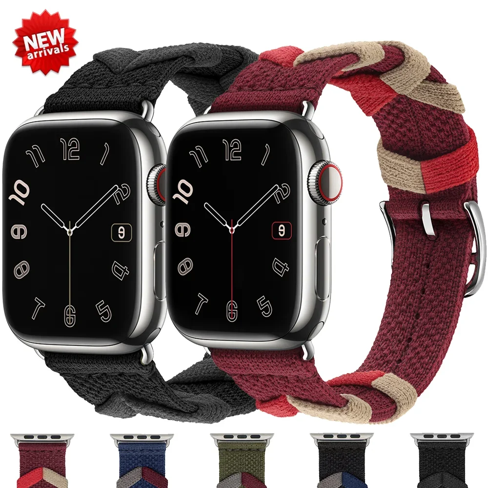 Original Nylon Loop Band For Apple Watch Ultra 2 49mm Bridon Strap For IWatch Series 9 8 SE 7 6 5 49mm 44mm 45mm 41mm 40mm 38mm
Original Nylon Loop Band For Apple Watch Ultra 2 49mm Bridon Strap For IWatch Series 9 8 SE 7 6 5 49mm 44mm 45mm 41mm 40mm 38mm