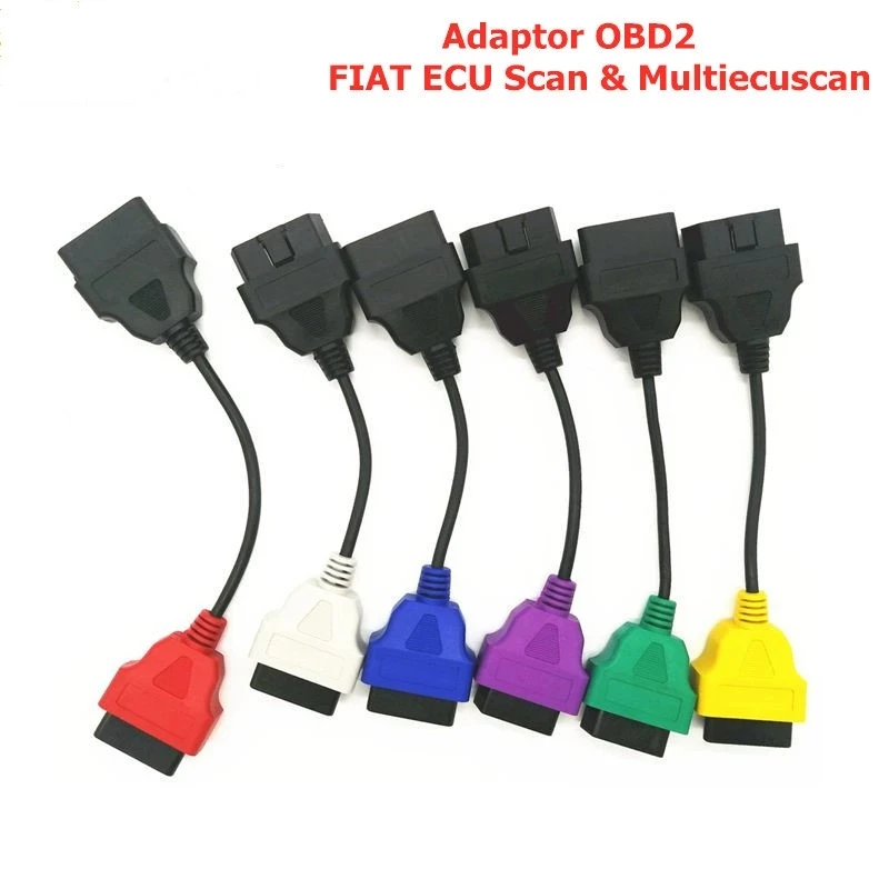 

For Fiatecuscan OBD2 Connector Diagnostic Cable For Fiat ECU Scan MultiECUScan Adaptor Fiat ECU 3/4/6 Pcs Cable Diagnostic Cable