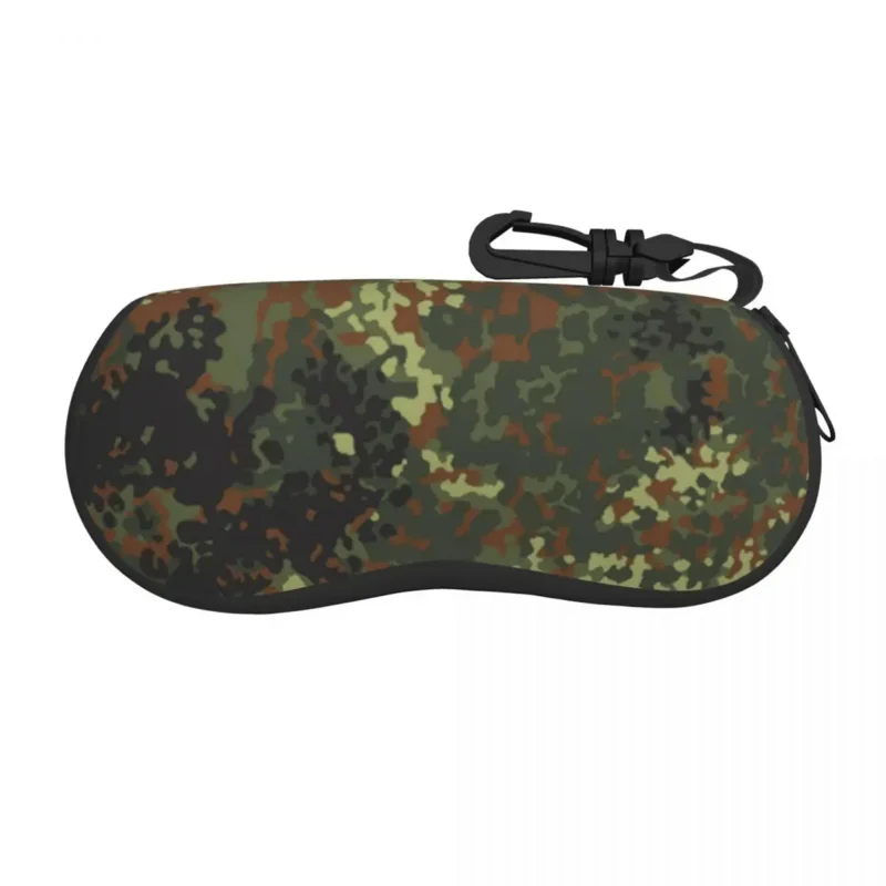 

Flecktarn Camo Sunglasses Soft Case Neoprene Zipper Military Army Camouflage Shell Eyeglass Case Protective Box For Glasses