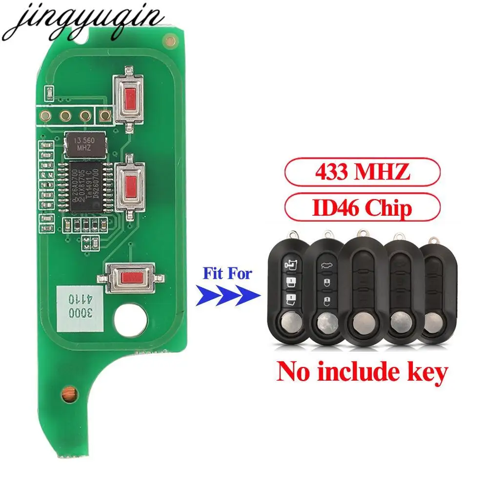 Jingyuqin 5 шт. пульт дистанционного управления автомобиля без ключа только PCB 433 МГц ID46 PCF7946 для Fiat 500 Panda Bravo Punto Ducato Stilo Dephi магнитная система
Jingyuqin 5 шт. пульт дистанционного управления автомобиля без ключа только PCB 433 МГц ID46 PCF7946 для Fiat 500 Panda Bravo Punto Ducato Stilo Dephi магнитная система