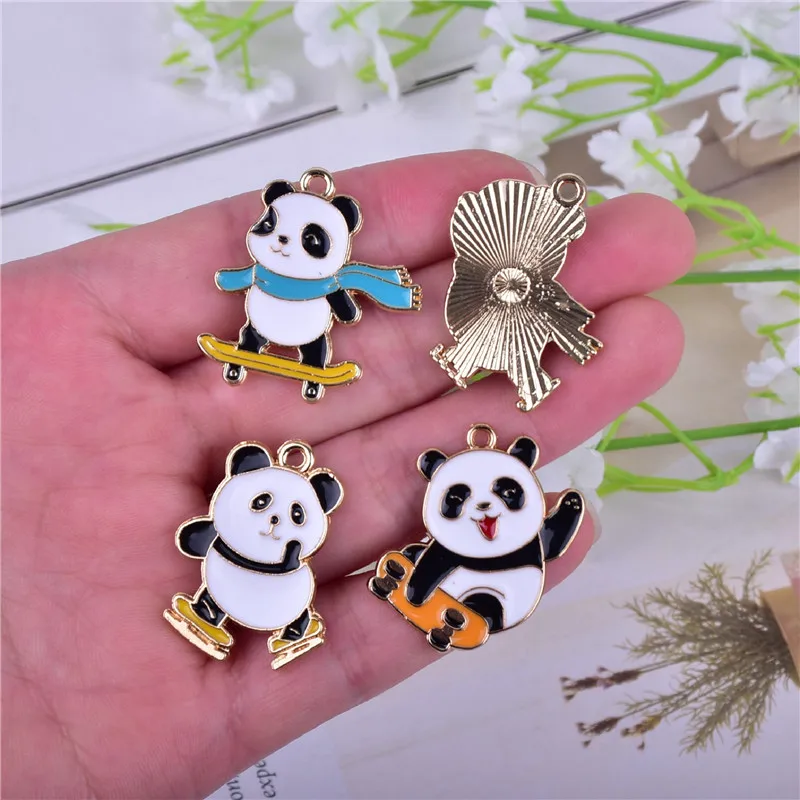 10pcs Sport Lovely Panda Cute Animal Metal Charms Earring Bracelet DIY Jewelry Making Bulk Wholesale
10pcs Sport Lovely Panda Cute Animal Metal Charms Earring Bracelet DIY Jewelry Making Bulk Wholesale