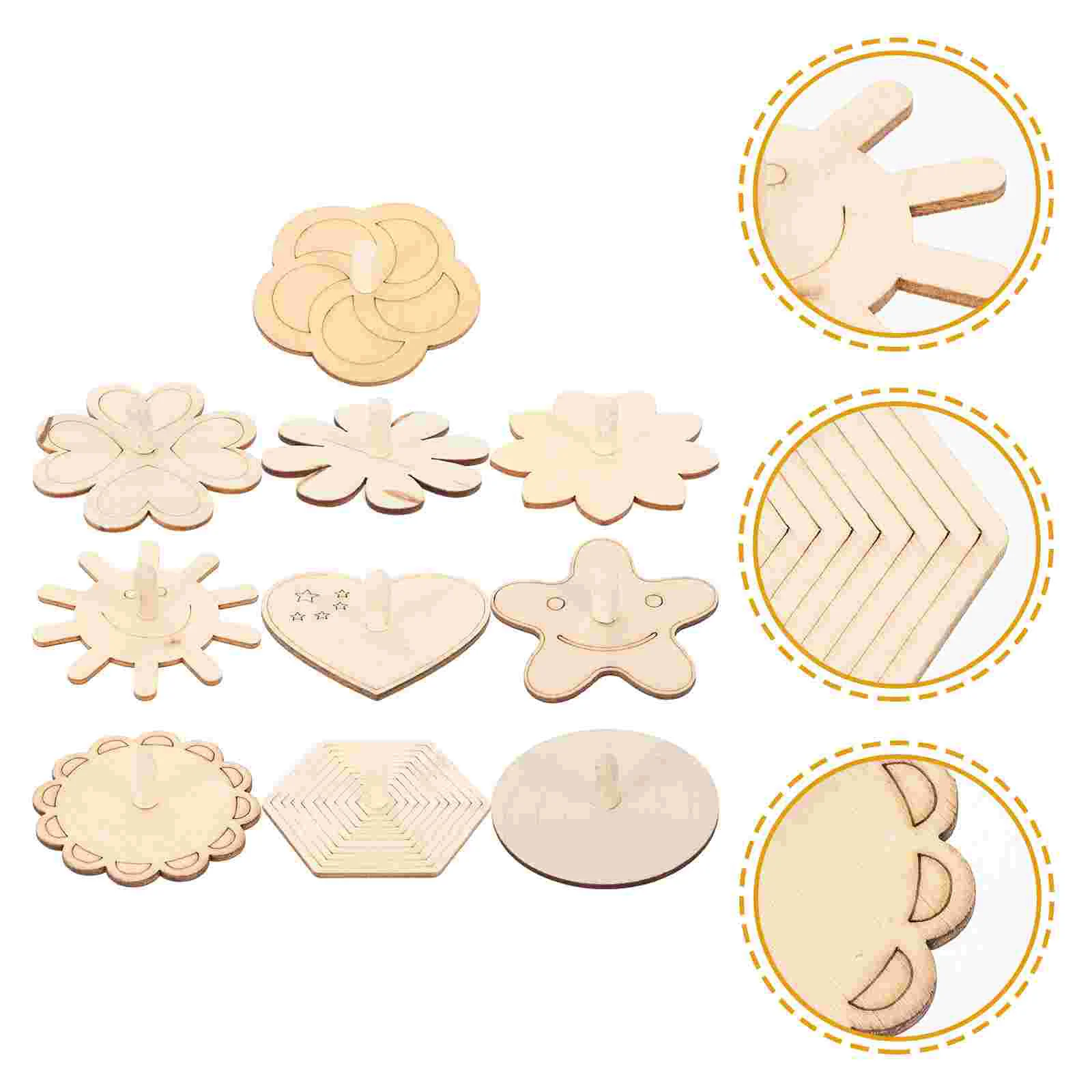 10pcs Unfinished Gyro Toy Wood Unpainted Gyro Craft Novelty Shaped Wood Gyro Model for Kids
10pcs Unfinished Gyro Toy Wood Unpainted Gyro Craft Novelty Shaped Wood Gyro Model for Kids
