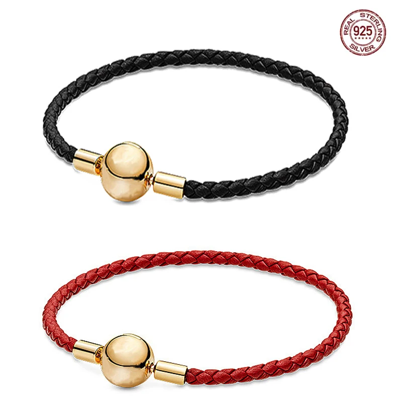 S925 Sterling Silver Classic Round Fashion Buckle Lucky Charm Bracelet fits Original Charm Beads DIY Exquisite Jewelry
S925 Sterling Silver Classic Round Fashion Buckle Lucky Charm Bracelet fits Original Charm Beads DIY Exquisite Jewelry
