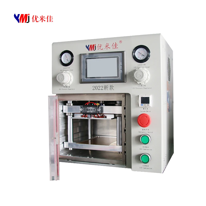 

YMJ-TH-40 OCA Lamination Machine For IPhone For Samsung Glass Screen LCD Glass OCA Repair With 4L Vauum Pump And A Mold
