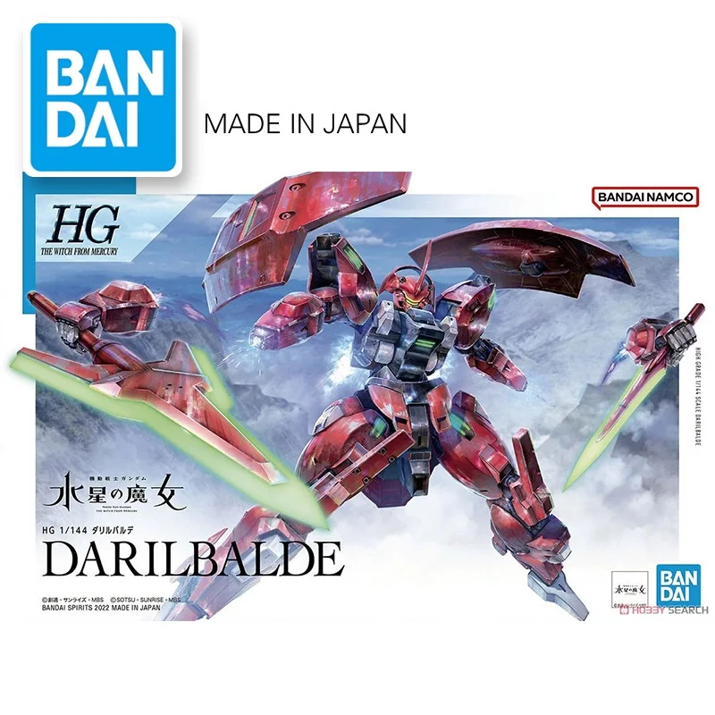 Original BANDAI Model HG 1/144 DARILBALDE GUNDAM The Witch From Mercury Assemble Model Action Figures
Original BANDAI Model HG 1/144 DARILBALDE GUNDAM The Witch From Mercury Assemble Model Action Figures
