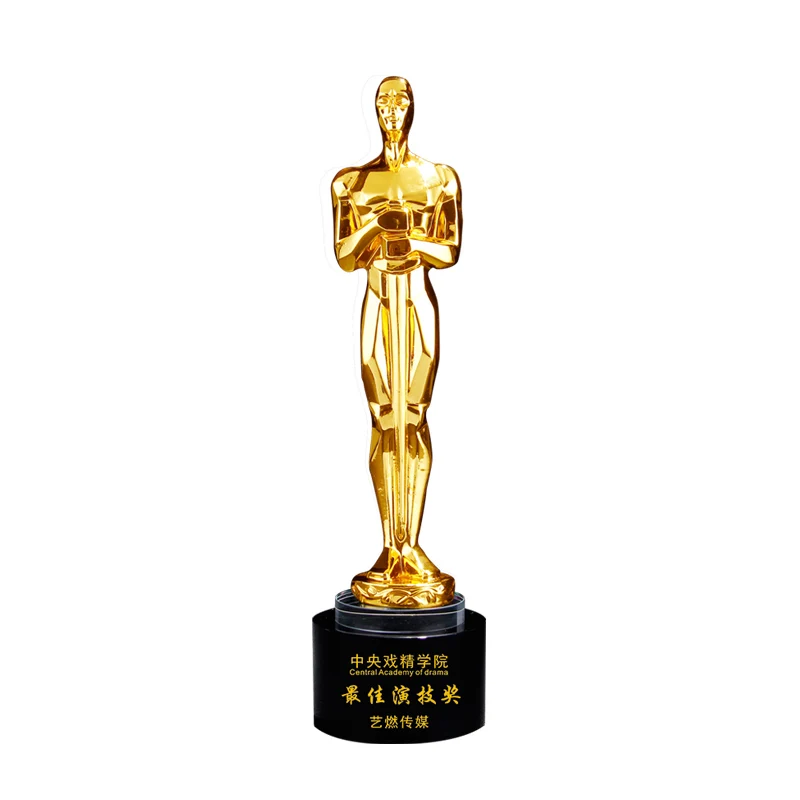 2022 New for Oscar Small Gold Statue Trophy Customization High-End Creative Excellent Customization 
2022 New for Oscar Small Gold Statue Trophy Customization High-End Creative Excellent Customization