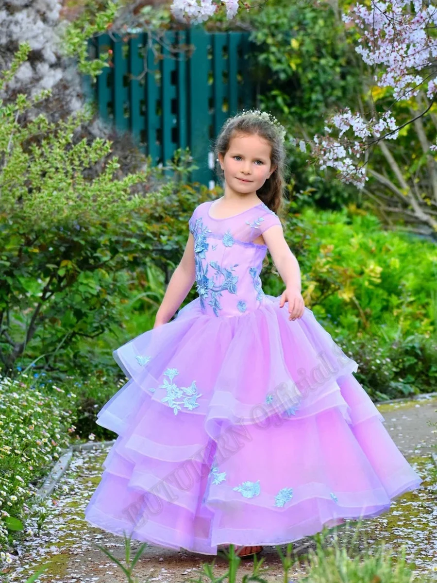 Pink Lilac Princess Flower Girl Dresses Ball Gowns Toddler Girls Coutures Birthday Wedding Party Dresses Costumes Customised
Pink Lilac Princess Flower Girl Dresses Ball Gowns Toddler Girls Coutures Birthday Wedding Party Dresses Costumes Customised