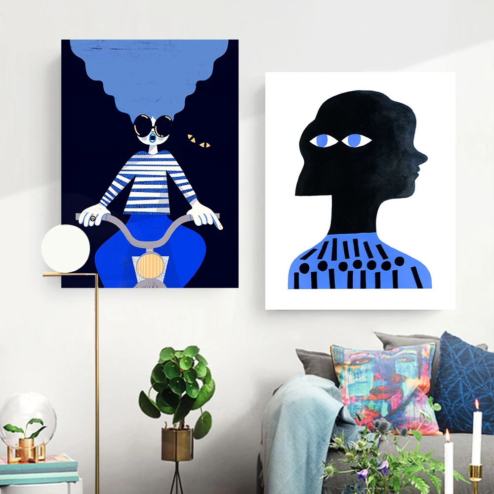 Modern Minimalist Girl Portrait Poster Troubles Painting Printing Canvas Wall Art Living Room and Home Gallery Decor Art Prints
Modern Minimalist Girl Portrait Poster Troubles Painting Printing Canvas Wall Art Living Room and Home Gallery Decor Art Prints