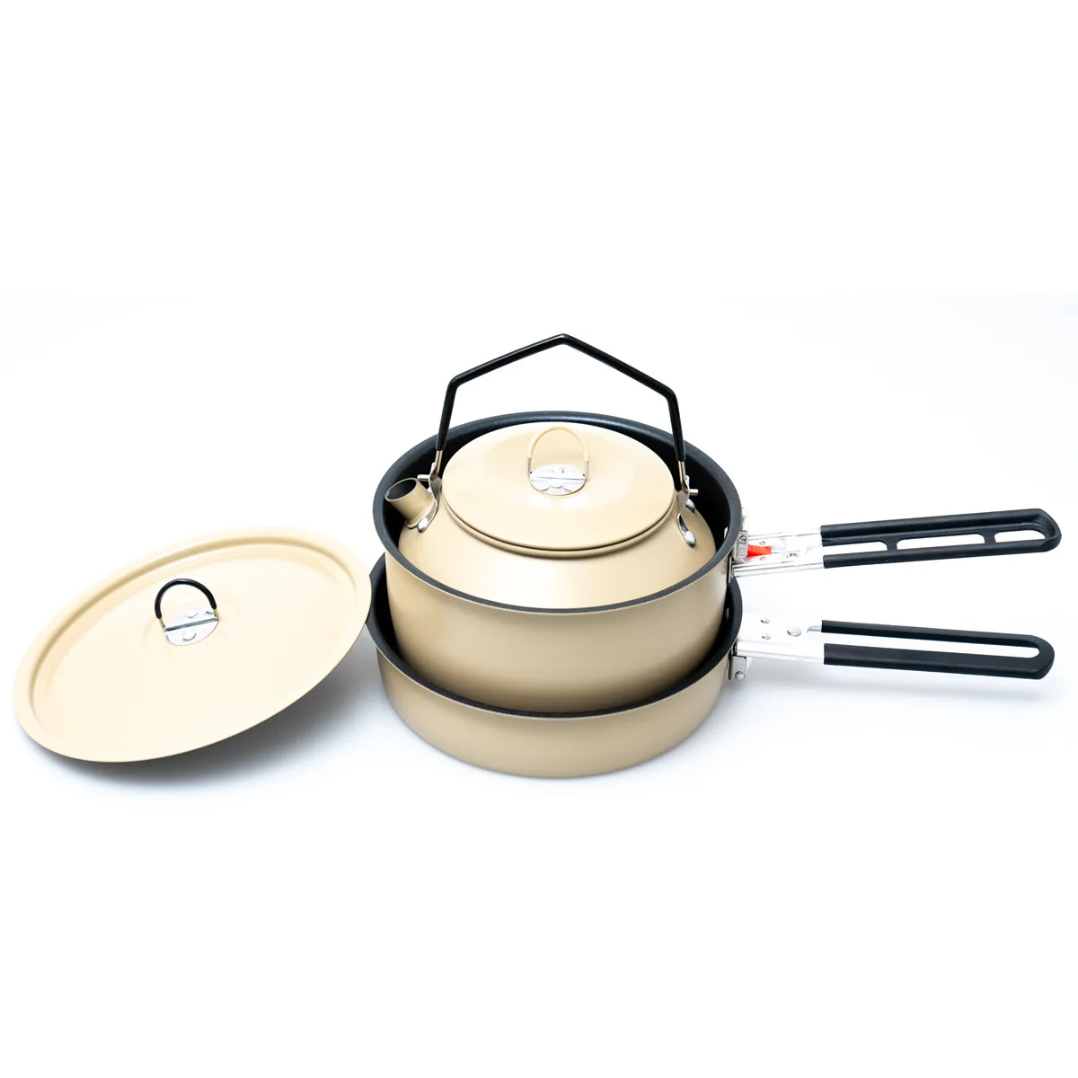 Fry Pan Pot Backpacking Camping Aluminum Alloy Cooking Cookware Efficient Folding Handle Kettle Lightweight Universal
Fry Pan Pot Backpacking Camping Aluminum Alloy Cooking Cookware Efficient Folding Handle Kettle Lightweight Universal