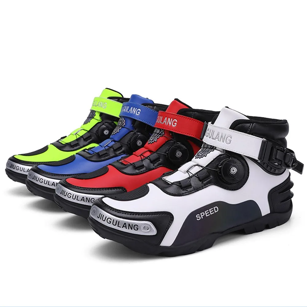 

Motorcycle Shoes Casual Four Seasons Cycling Shoes Wear Resistant Motocross Boots Safety Non-slip Motorbike Protective Boots