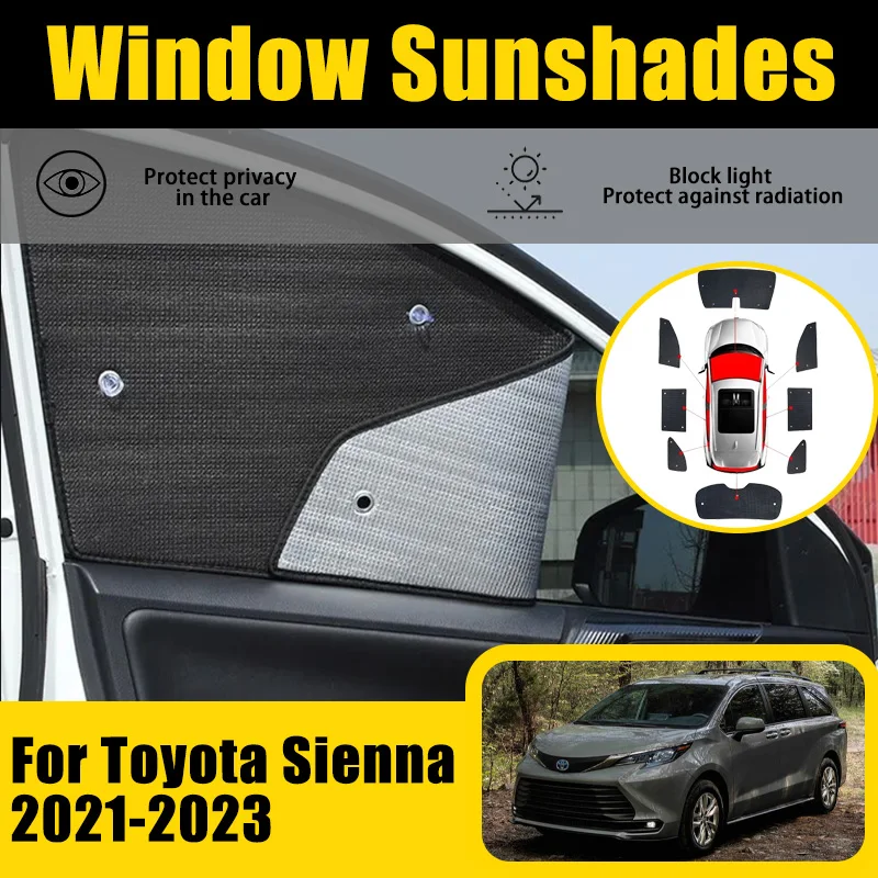 Car Full Cover Sunshade For Toyota Sienna XL40 LE 2023 2022 2021 Sunshades Car Anti-UV Sun Visors Window Coverage Accessories
Car Full Cover Sunshade For Toyota Sienna XL40 LE 2023 2022 2021 Sunshades Car Anti-UV Sun Visors Window Coverage Accessories