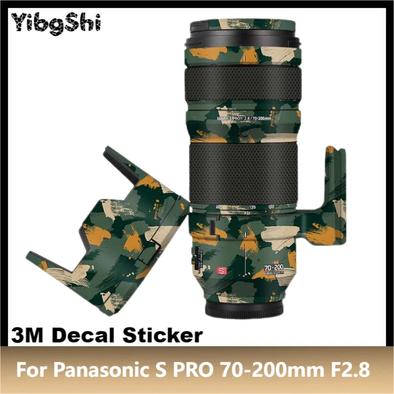 

For Panasonic S PRO 70-200mm F2.8 O.I.S. Camera Lens Sticker Protective Skin Decal Vinyl Wrap Film Anti-Scratch Protector Coat