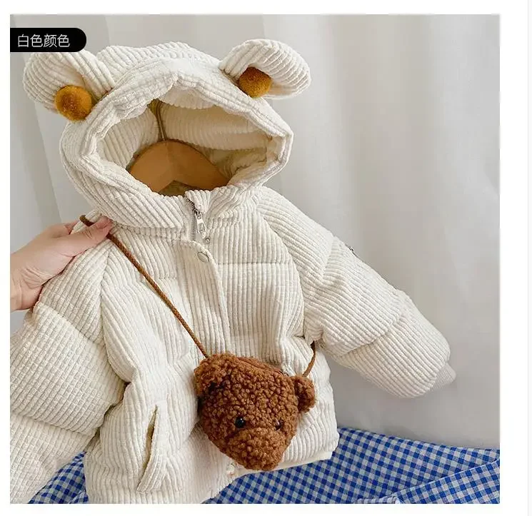 Cotton Clothes, Girls' Hooded, Thickened Winter Women's Treasure, Thickened Coat, Baby Warm Clothes
Cotton Clothes, Girls' Hooded, Thickened Winter Women's Treasure, Thickened Coat, Baby Warm Clothes