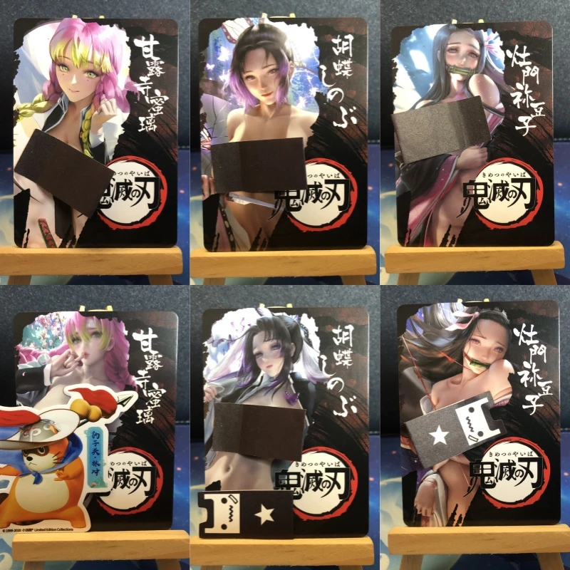 6pcs/set Demon Slayer Animation Characters Kochou Shinobu Nezuko Kanroji Mitsuri Anime Classics Game Collection Cards Toy Gift
6pcs/set Demon Slayer Animation Characters Kochou Shinobu Nezuko Kanroji Mitsuri Anime Classics Game Collection Cards Toy Gift